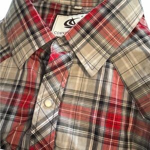 Coevals club western wear pearl snaps two front pockets long sleeve